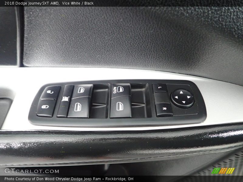 Controls of 2018 Journey SXT AWD