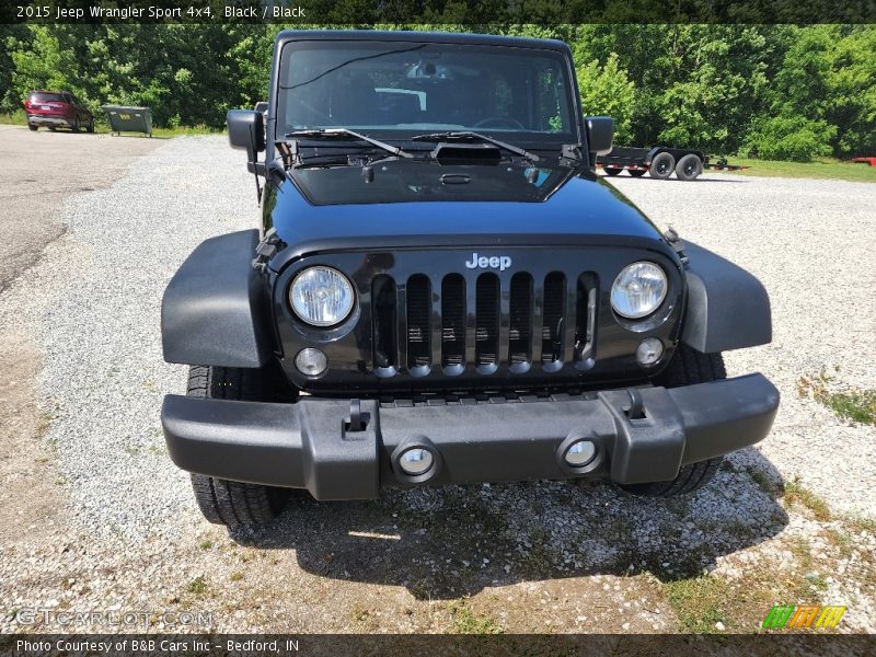 Black / Black 2015 Jeep Wrangler Sport 4x4