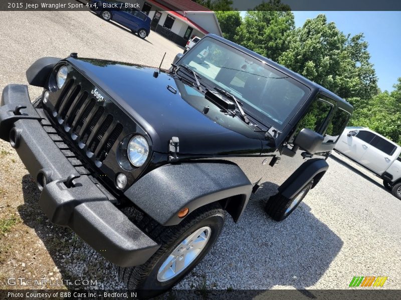 Black / Black 2015 Jeep Wrangler Sport 4x4