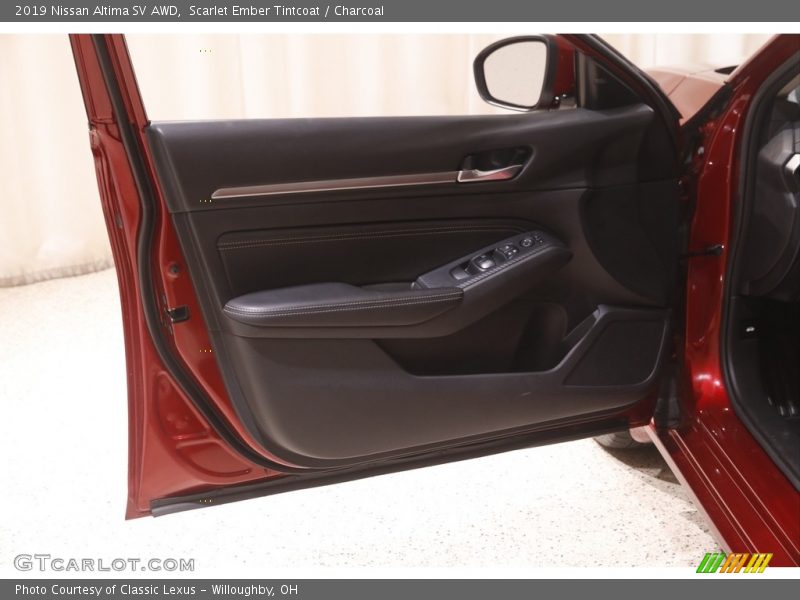 Scarlet Ember Tintcoat / Charcoal 2019 Nissan Altima SV AWD