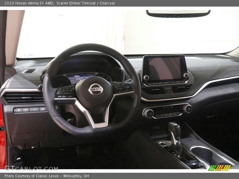 Scarlet Ember Tintcoat / Charcoal 2019 Nissan Altima SV AWD