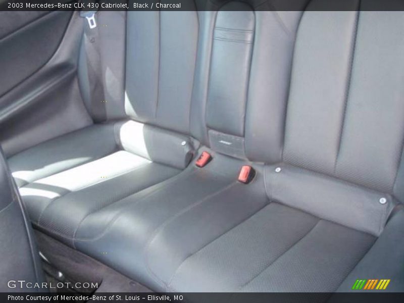Black / Charcoal 2003 Mercedes-Benz CLK 430 Cabriolet