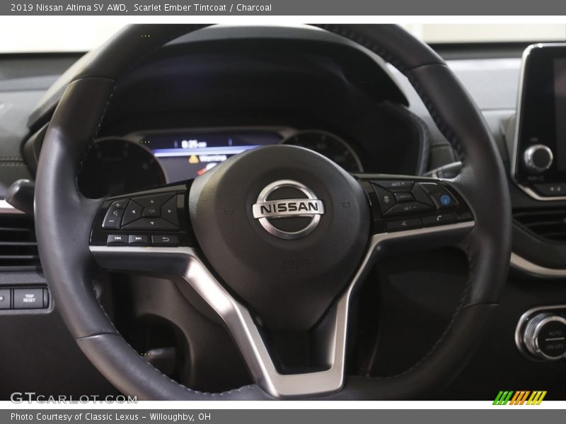 Scarlet Ember Tintcoat / Charcoal 2019 Nissan Altima SV AWD