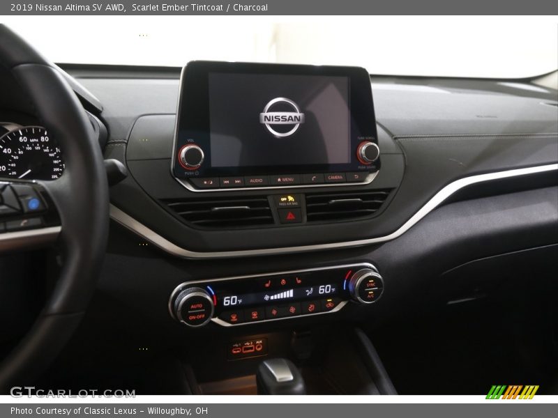 Scarlet Ember Tintcoat / Charcoal 2019 Nissan Altima SV AWD