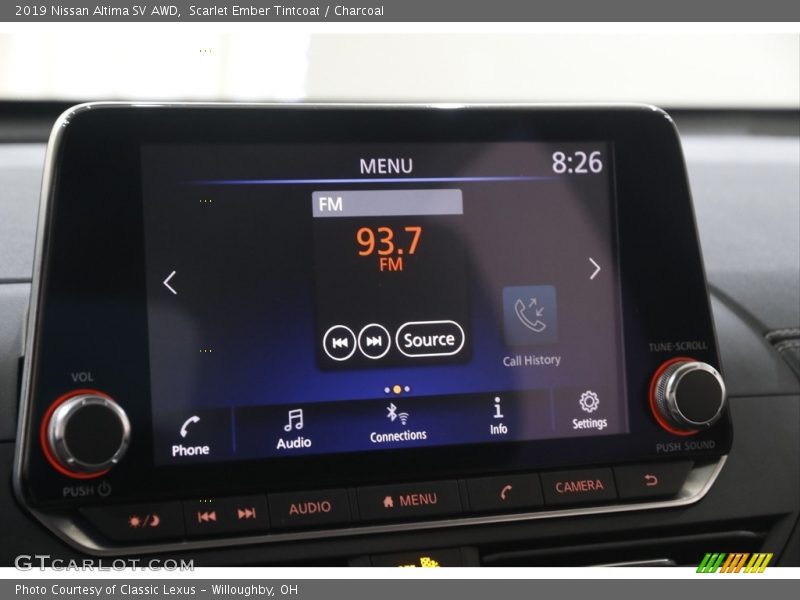 Scarlet Ember Tintcoat / Charcoal 2019 Nissan Altima SV AWD