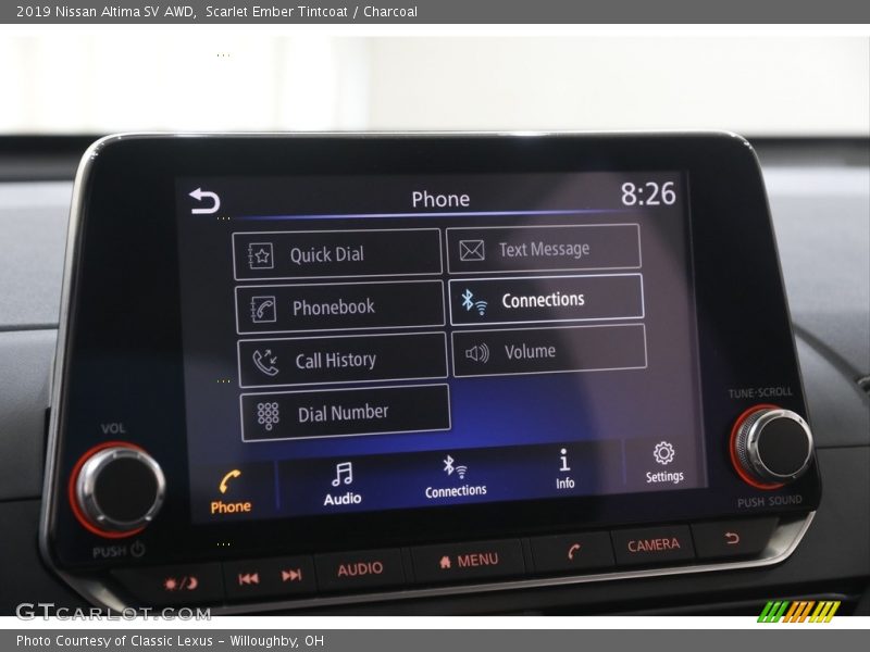 Scarlet Ember Tintcoat / Charcoal 2019 Nissan Altima SV AWD