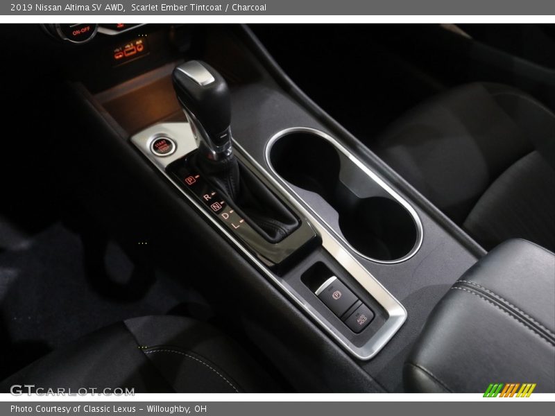 Scarlet Ember Tintcoat / Charcoal 2019 Nissan Altima SV AWD