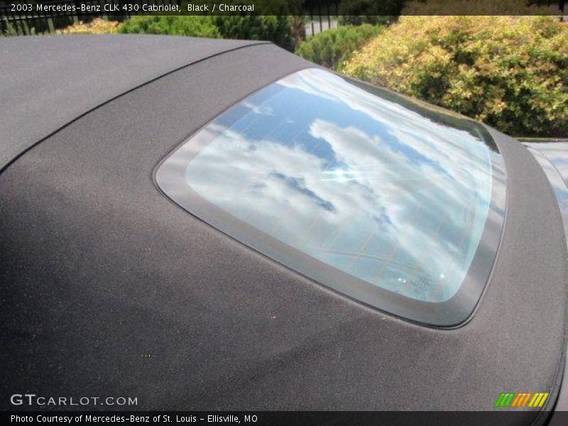 Black / Charcoal 2003 Mercedes-Benz CLK 430 Cabriolet