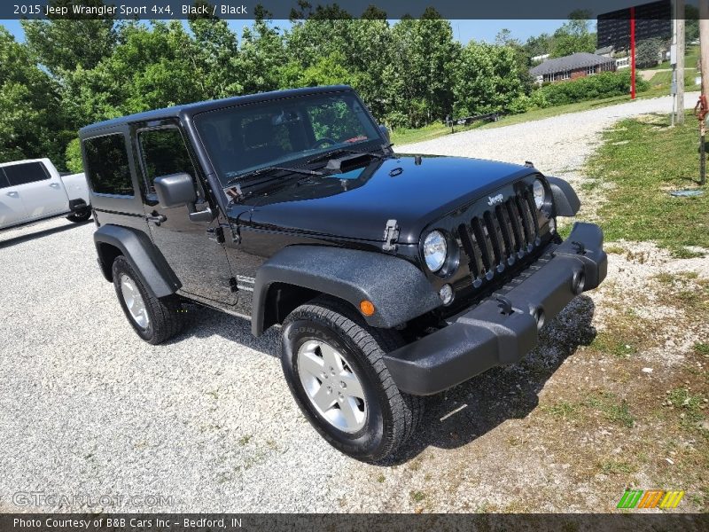 Black / Black 2015 Jeep Wrangler Sport 4x4