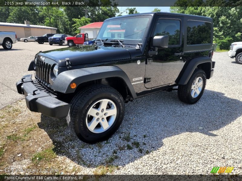 Black / Black 2015 Jeep Wrangler Sport 4x4