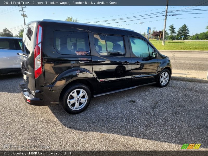 Panther Black / Medium Stone 2014 Ford Transit Connect Titanium Wagon