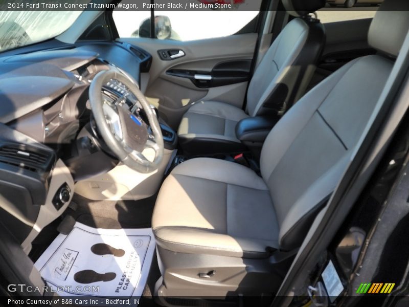 Front Seat of 2014 Transit Connect Titanium Wagon