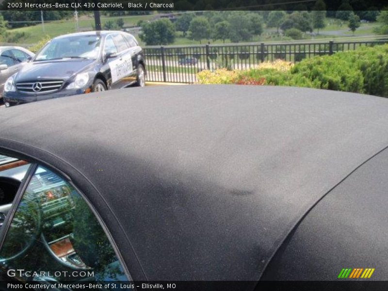 Black / Charcoal 2003 Mercedes-Benz CLK 430 Cabriolet
