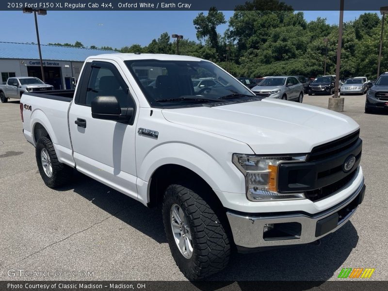 Oxford White / Earth Gray 2019 Ford F150 XL Regular Cab 4x4