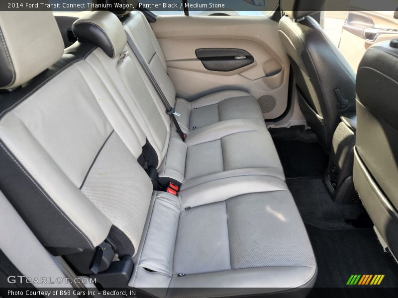 Rear Seat of 2014 Transit Connect Titanium Wagon