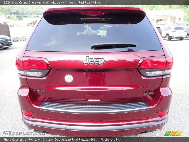 Velvet Red Pearl / Black 2020 Jeep Grand Cherokee High Altitude 4x4