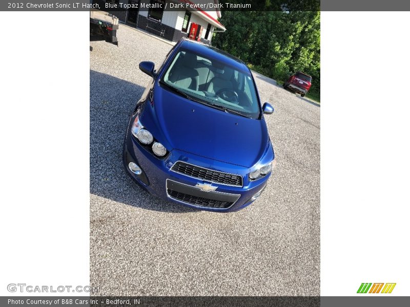 Blue Topaz Metallic / Dark Pewter/Dark Titanium 2012 Chevrolet Sonic LT Hatch