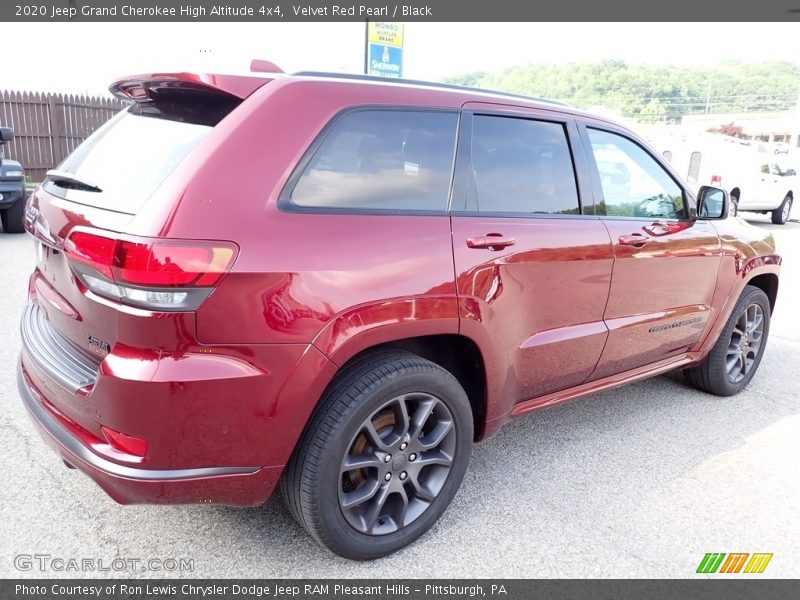 Velvet Red Pearl / Black 2020 Jeep Grand Cherokee High Altitude 4x4