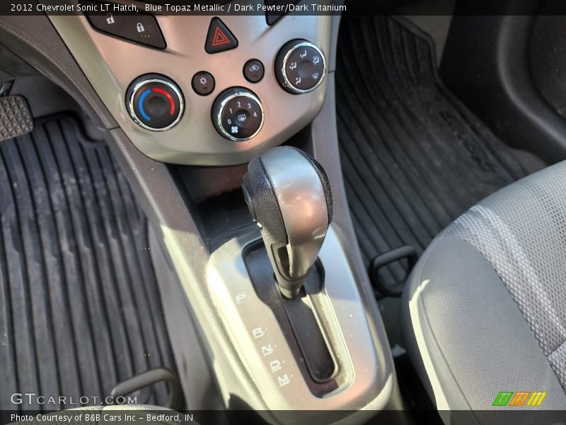 Blue Topaz Metallic / Dark Pewter/Dark Titanium 2012 Chevrolet Sonic LT Hatch