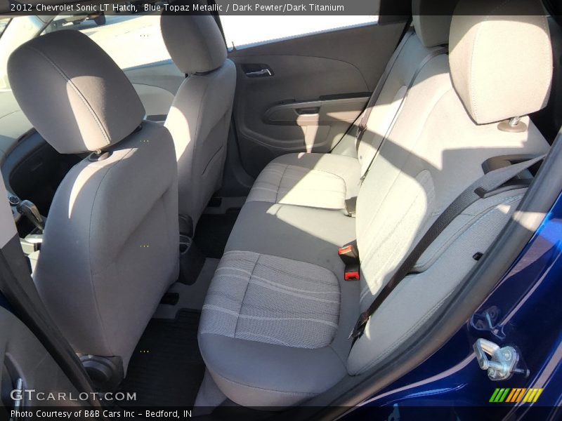 Blue Topaz Metallic / Dark Pewter/Dark Titanium 2012 Chevrolet Sonic LT Hatch
