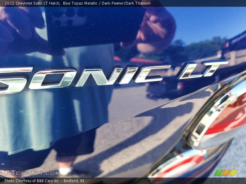 Blue Topaz Metallic / Dark Pewter/Dark Titanium 2012 Chevrolet Sonic LT Hatch