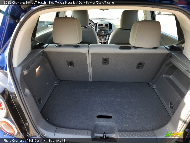Blue Topaz Metallic / Dark Pewter/Dark Titanium 2012 Chevrolet Sonic LT Hatch
