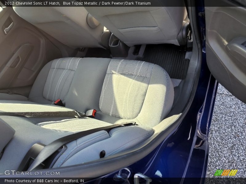 Blue Topaz Metallic / Dark Pewter/Dark Titanium 2012 Chevrolet Sonic LT Hatch