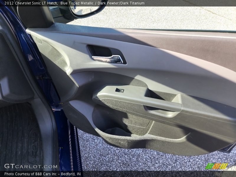 Blue Topaz Metallic / Dark Pewter/Dark Titanium 2012 Chevrolet Sonic LT Hatch