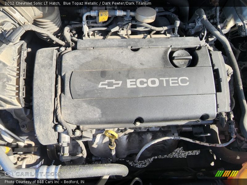 Blue Topaz Metallic / Dark Pewter/Dark Titanium 2012 Chevrolet Sonic LT Hatch
