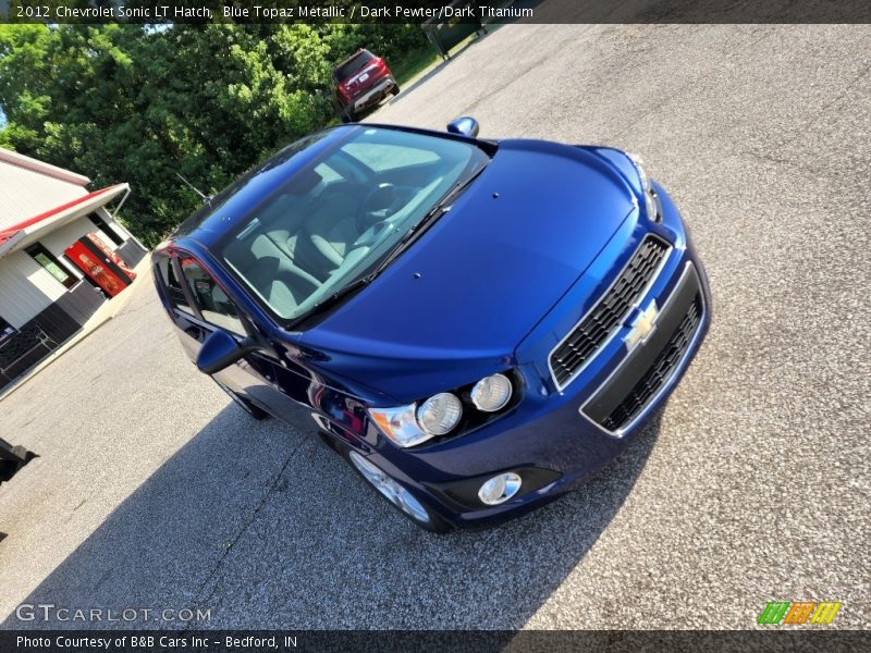 Blue Topaz Metallic / Dark Pewter/Dark Titanium 2012 Chevrolet Sonic LT Hatch