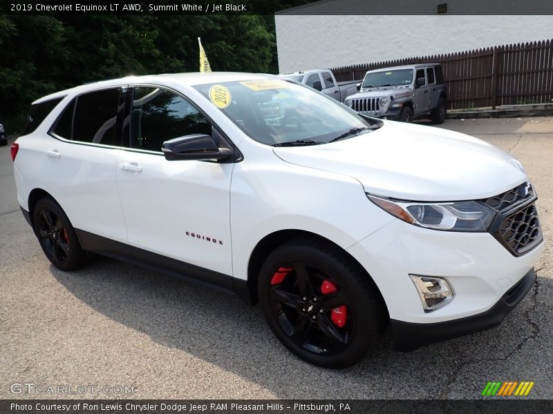 Summit White / Jet Black 2019 Chevrolet Equinox LT AWD