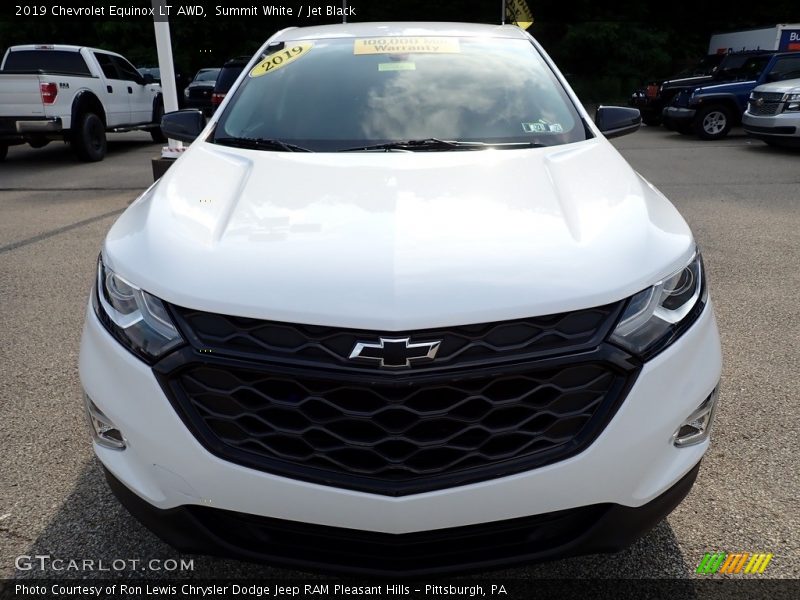 Summit White / Jet Black 2019 Chevrolet Equinox LT AWD