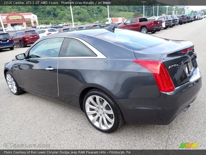 Phantom Gray Metallic / Jet Black 2016 Cadillac ATS 2.0T AWD Coupe