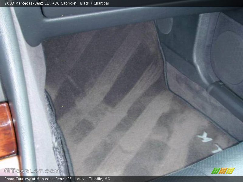 Black / Charcoal 2003 Mercedes-Benz CLK 430 Cabriolet