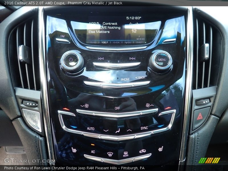 Controls of 2016 ATS 2.0T AWD Coupe