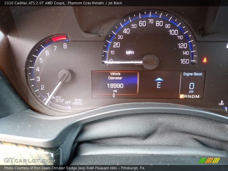  2016 ATS 2.0T AWD Coupe 2.0T AWD Coupe Gauges
