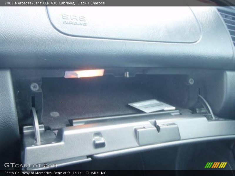 Black / Charcoal 2003 Mercedes-Benz CLK 430 Cabriolet