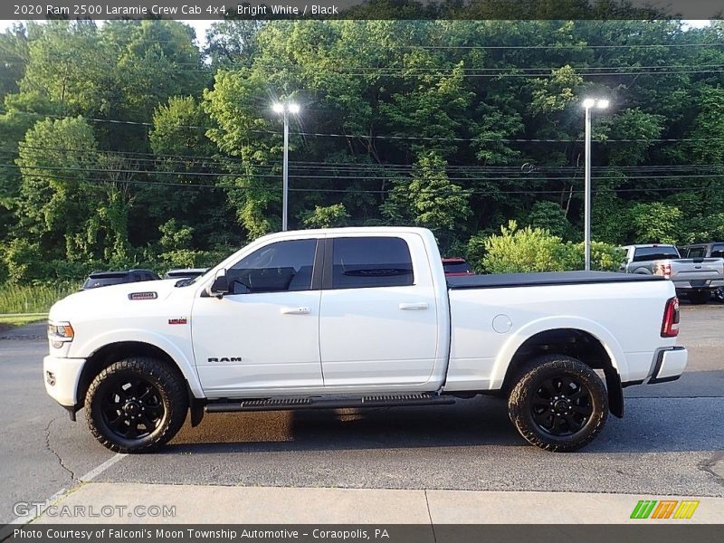 Bright White / Black 2020 Ram 2500 Laramie Crew Cab 4x4