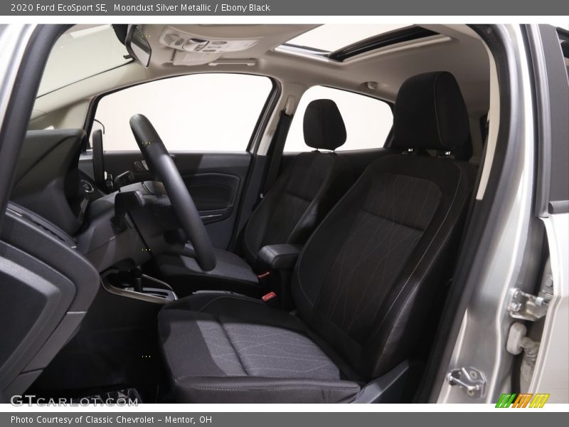 Moondust Silver Metallic / Ebony Black 2020 Ford EcoSport SE