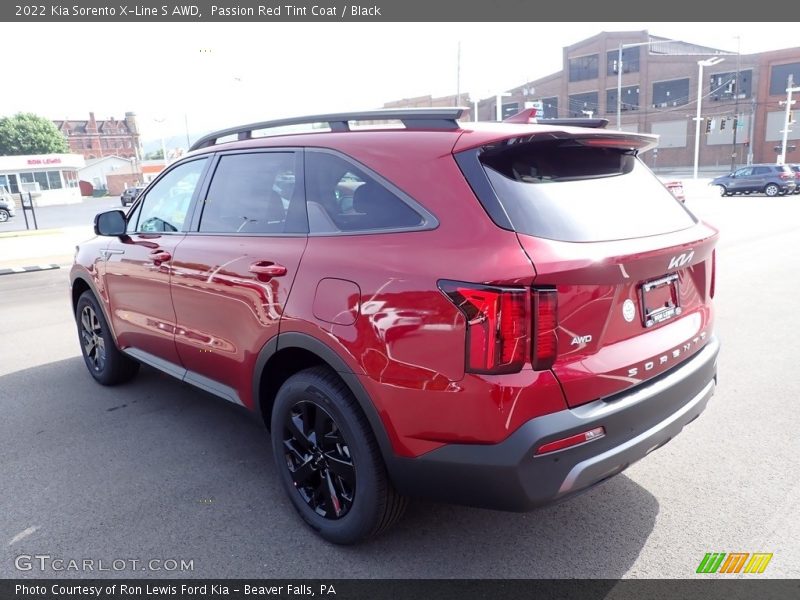 Passion Red Tint Coat / Black 2022 Kia Sorento X-Line S AWD