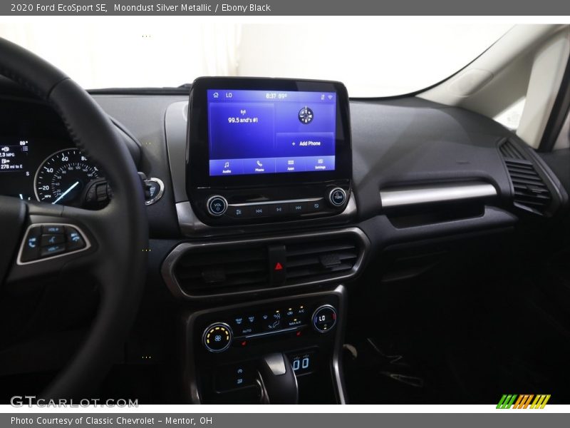 Moondust Silver Metallic / Ebony Black 2020 Ford EcoSport SE