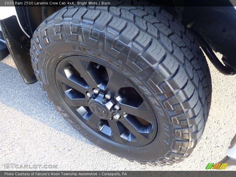 Bright White / Black 2020 Ram 2500 Laramie Crew Cab 4x4