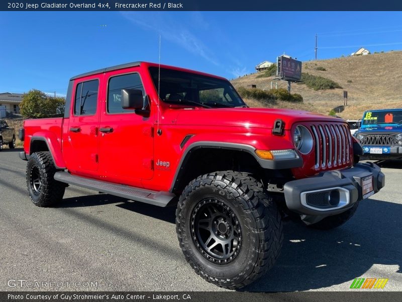 Firecracker Red / Black 2020 Jeep Gladiator Overland 4x4