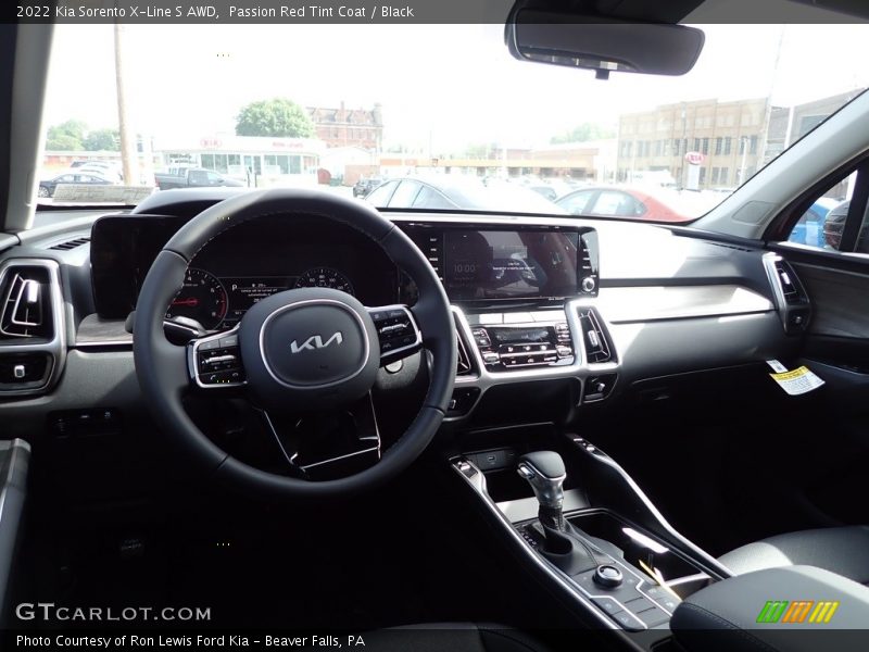 Passion Red Tint Coat / Black 2022 Kia Sorento X-Line S AWD