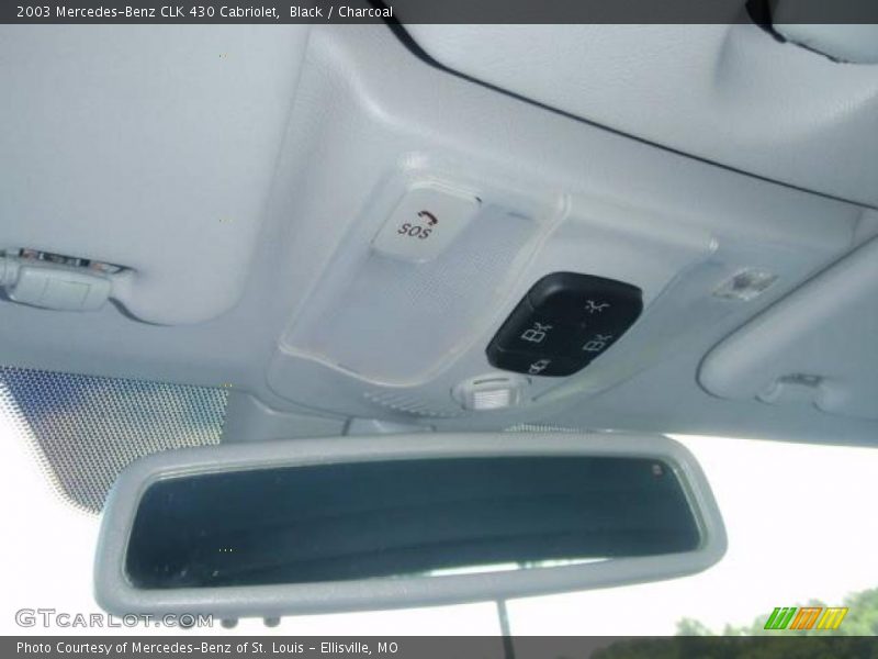 Black / Charcoal 2003 Mercedes-Benz CLK 430 Cabriolet