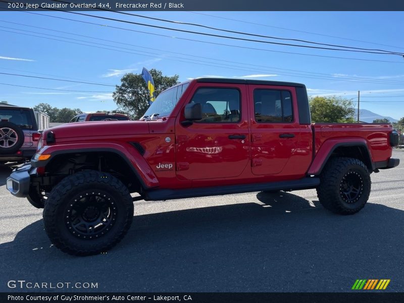 Firecracker Red / Black 2020 Jeep Gladiator Overland 4x4