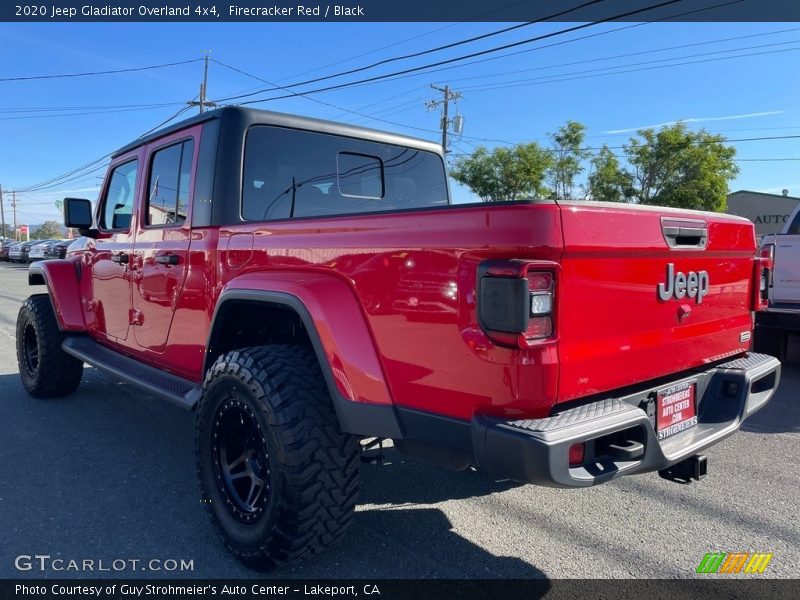 Firecracker Red / Black 2020 Jeep Gladiator Overland 4x4