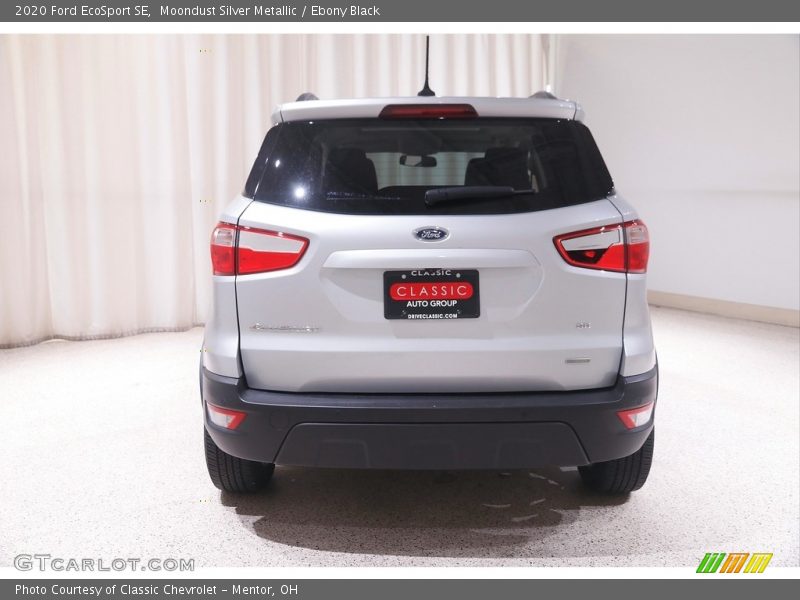 Moondust Silver Metallic / Ebony Black 2020 Ford EcoSport SE