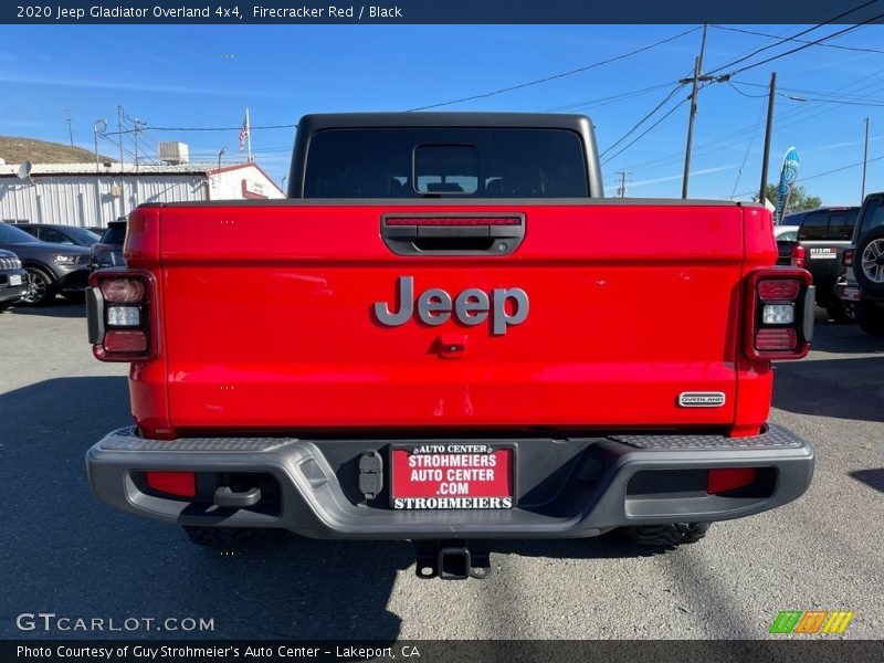 Firecracker Red / Black 2020 Jeep Gladiator Overland 4x4