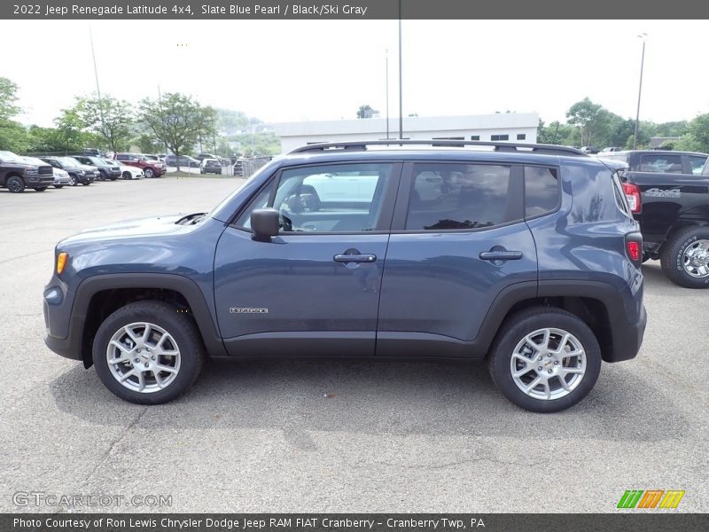 Slate Blue Pearl / Black/Ski Gray 2022 Jeep Renegade Latitude 4x4